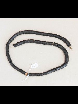 African coconut shell heishi disk beads 11-14mm