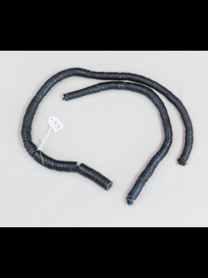 African coconut shell heishi disk beads 12-15mm