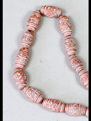 20 terracotta beads from Mali