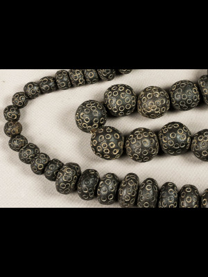 42 terra cotta beads