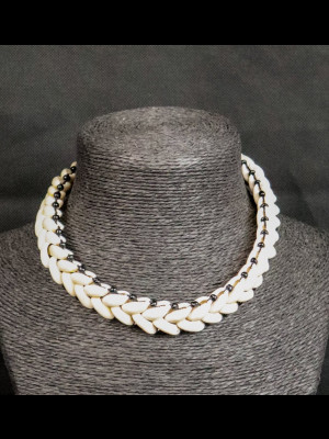 Necklace in cowry shells