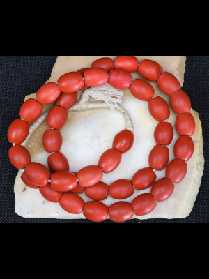 40 « Loubia » glass beads from Ethiopia 