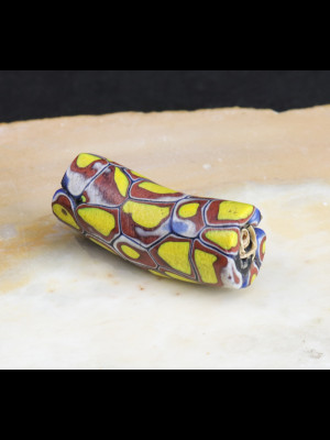 Venetian millefiori elbow trade bead