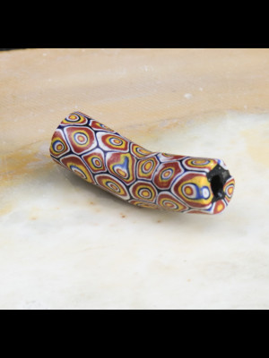 Venetian millefiori elbow trade bead