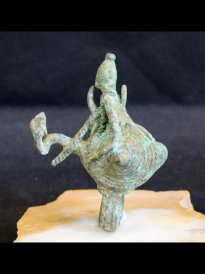 Dogon ring in bronze (Mali)