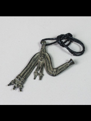 Gan pendant in bronze (Burkina Faso)