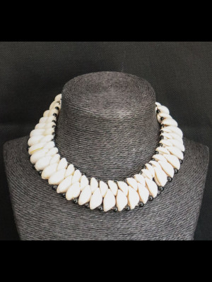 Necklace in cowry shells