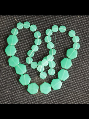 38 Bohemian glass trade beads