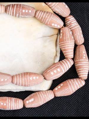 29 terra cotta beads from Mali