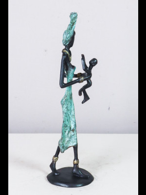 Woman with a child (bronze)