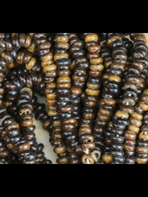 17 natural seed beads strands ("kekeore")