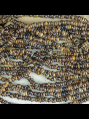 20 natural seed beads strands ("kekeore")