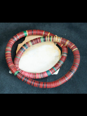 African bakelite heishi disk beads 15mm