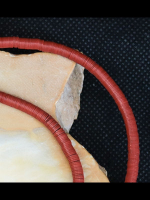 African bakelite heishi disk beads 4mm