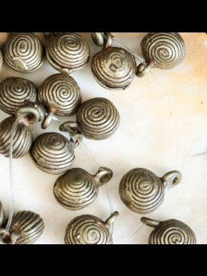 28 "grelot" brass beads