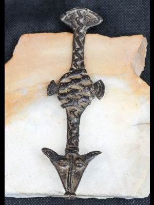 Gan pendant in bronze (Burkina Faso)