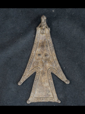 Big pendant in bronze (Burkina Faso)