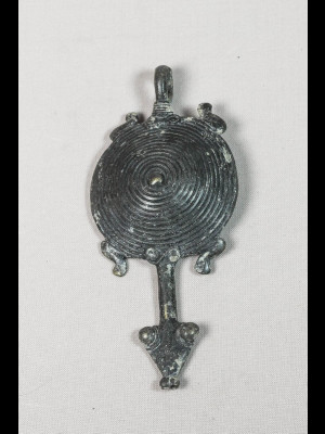 Gan pendant in bronze (Burkina Faso)