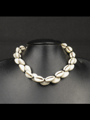 Necklace in cowry shells