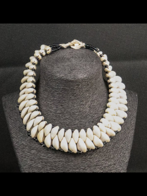 Necklace in cowry shells