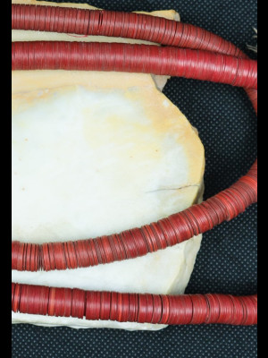 African bakelite heishi disk beads 10mm