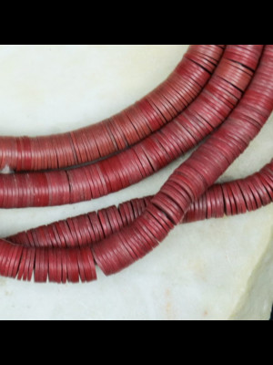 African bakelite heishi disk beads 6mm