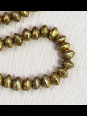 100 beads in golden metal