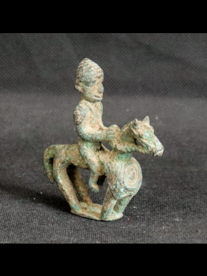 Dogon horse rider in bronze (Mali)