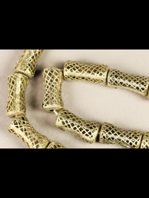 20 large brass beads