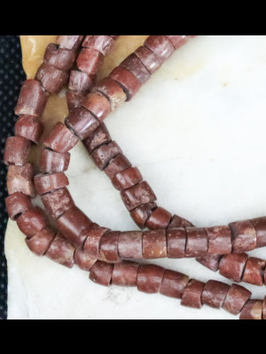 Strand of old African bauxite beads