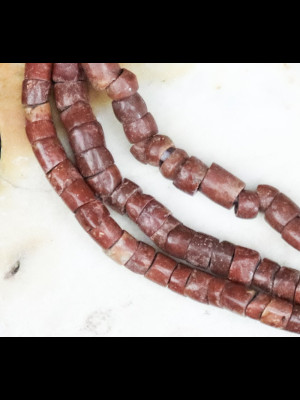 Strand of old African bauxite beads