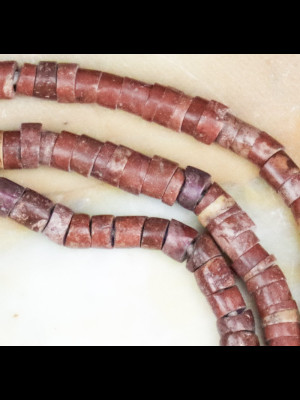 Strand of old African bauxite beads