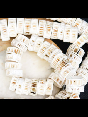 Strand of 144 fish bone beads