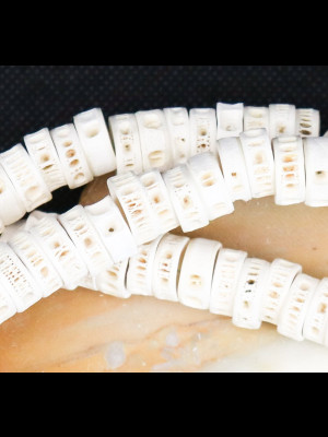 Strand of 241 fish bone beads