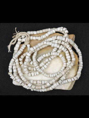 Venetian Porcelain white trade beads (“gumba”)