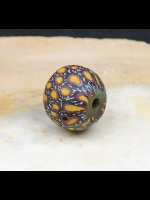 Rare ancient Jatim mosaïc glass bead