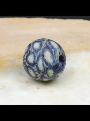 Rare ancient Jatim mosaïc glass bead