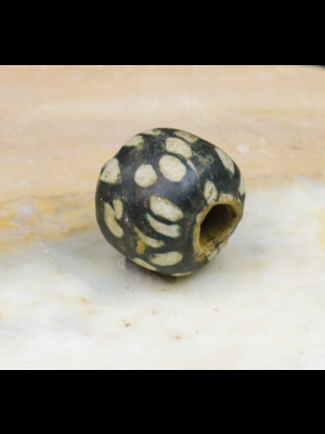 Rare ancient Jatim mosaïc glass bead