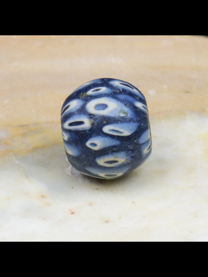 Rare ancient Jatim mosaïc glass bead