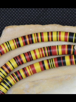 African bakelite heishi disk beads 6mm