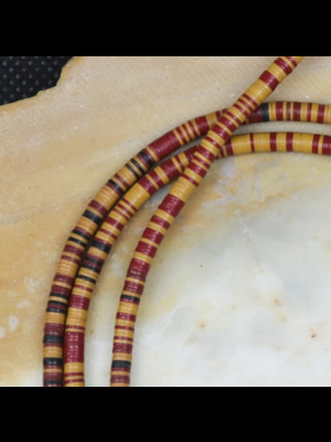 African bakelite heishi disk beads 3mm