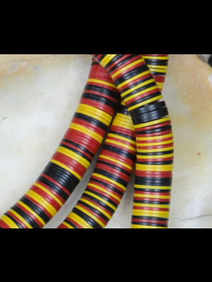 African bakelite heishi disk beads 8mm