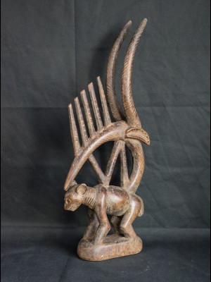 Bambara crest mask tchiwara (Mali)