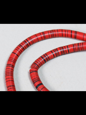 African bakelite heishi disk beads 12mm