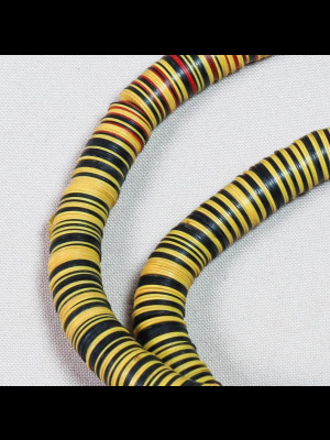 African bakelite heishi disk beads 12mm