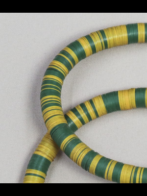 African bakelite heishi disk beads 12mm