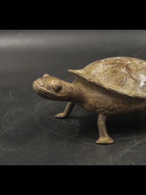 Dogon turtle in bronze (Mali)