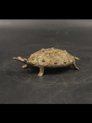 Dogon turtle in bronze (Mali)