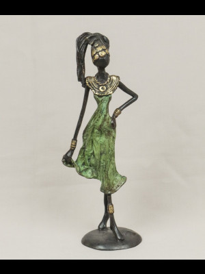 Elegant woman (bronze from Ouagadougou)