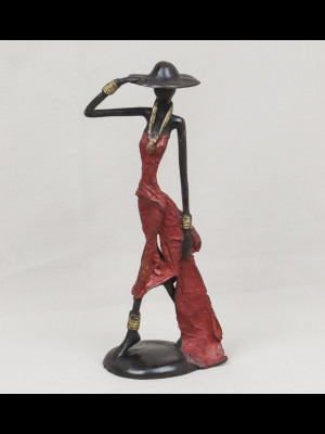 Elegant woman (bronze from Ouagadougou)